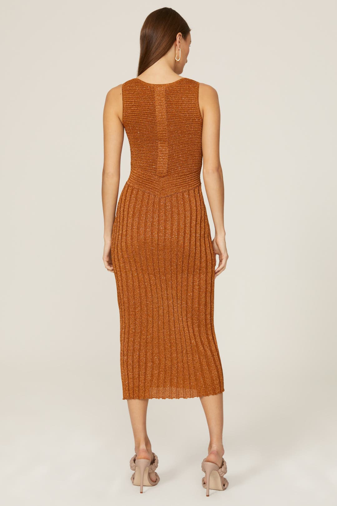Midi Shimmer Knit Dress by Esteban 