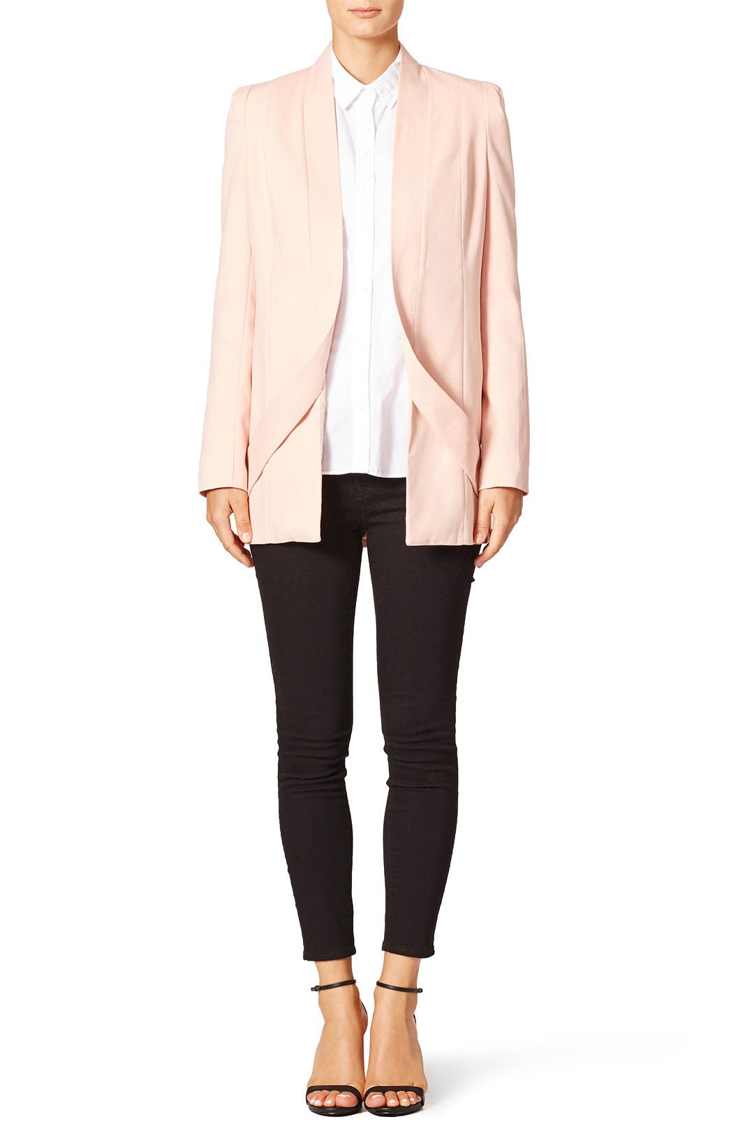 Blush Blazer by ELLIATT Rent the Runway