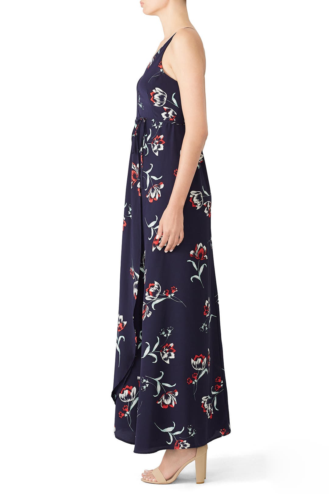Navy Rush Hour Wrap Maxi by YUMI KIM 