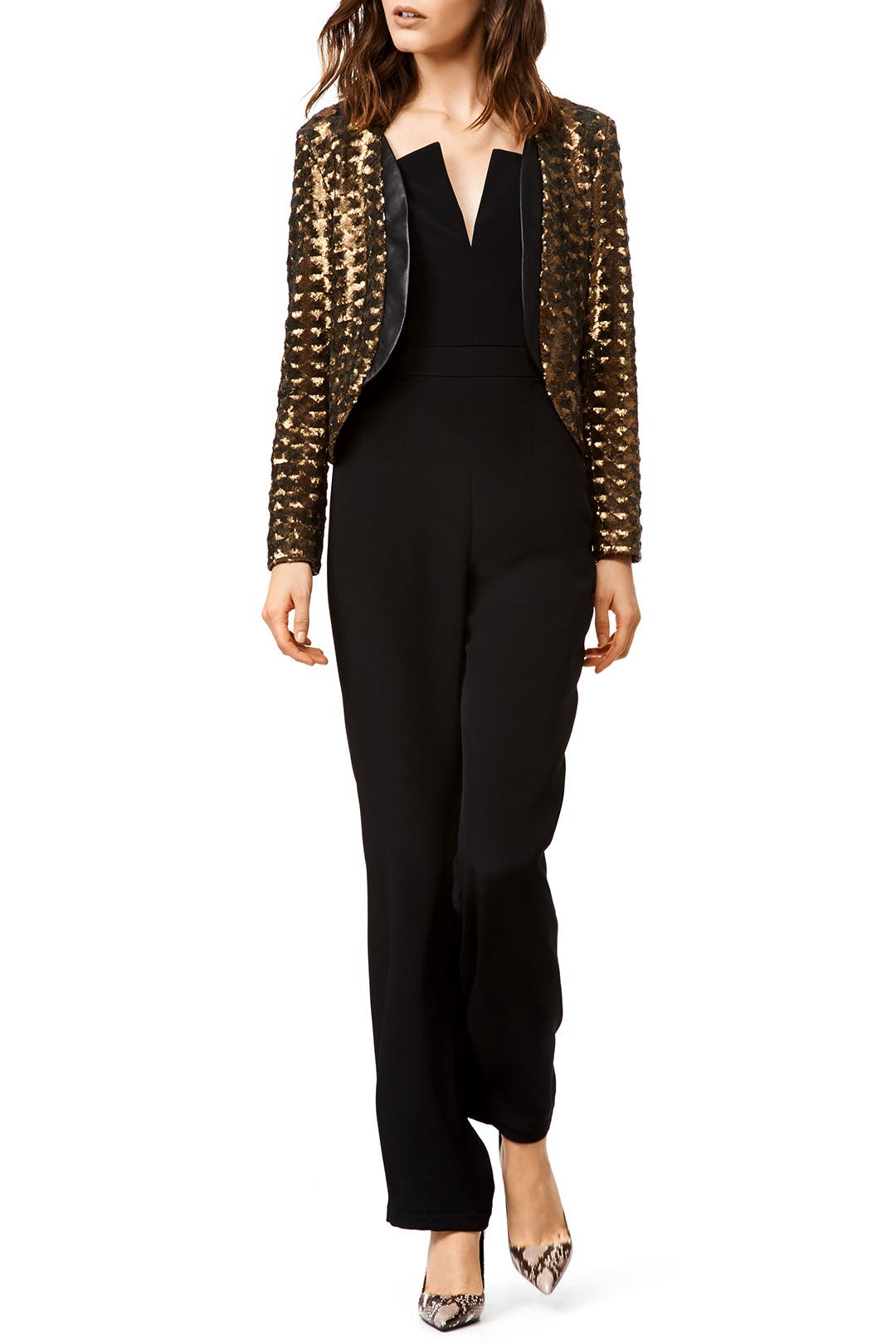 Huntress Golden Jockey Jacket Low Collar with Epaulets