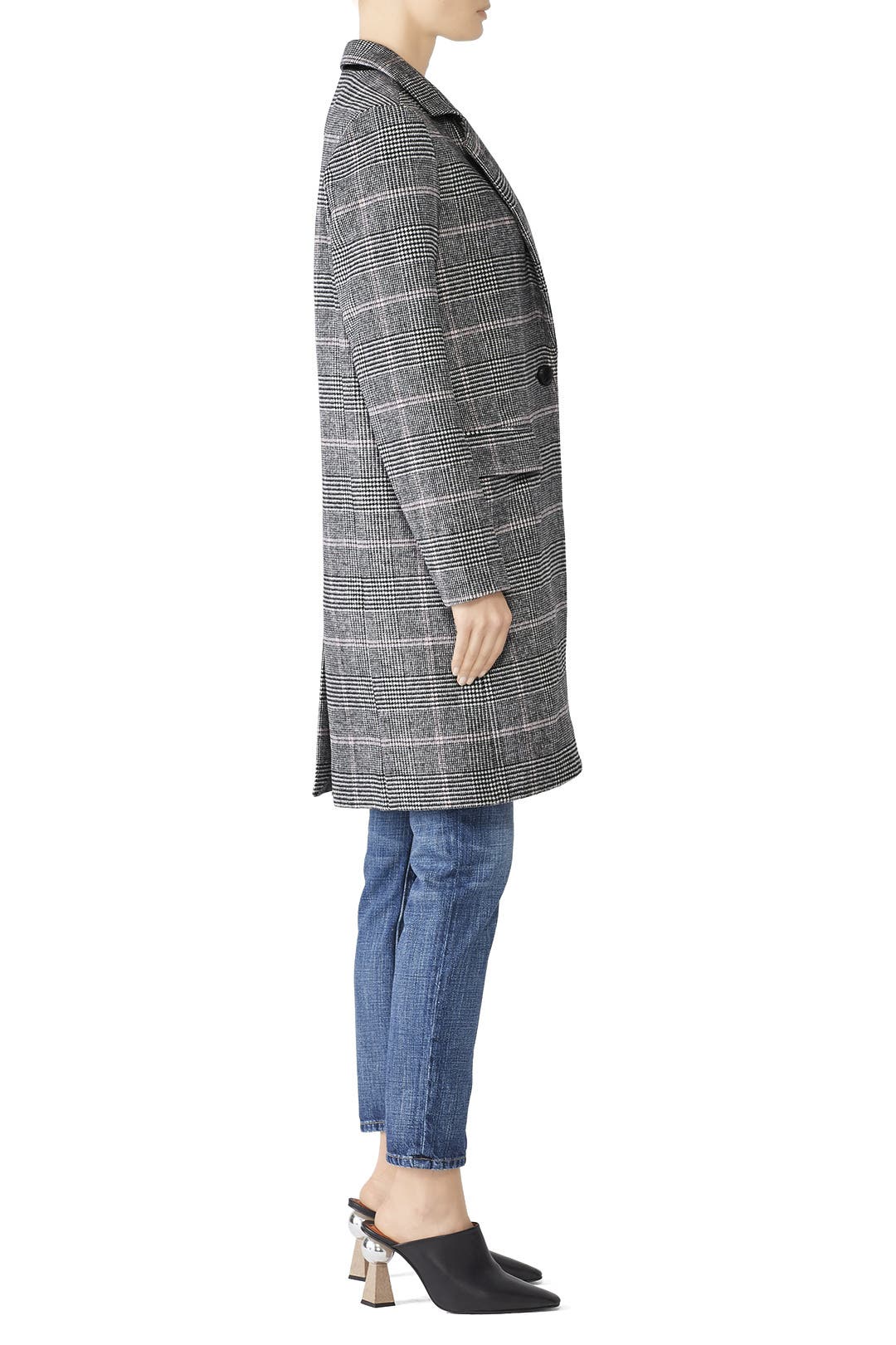 rails anders plaid coat