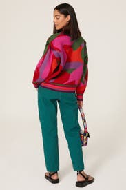 Abstract Scarf Sweater by FARM Rio for 