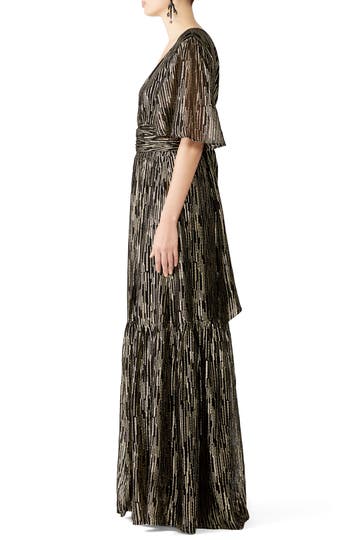 ba&sh metallic nixon gown