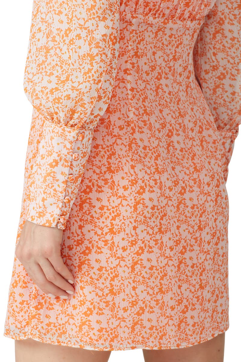the east order peaches mini dress
