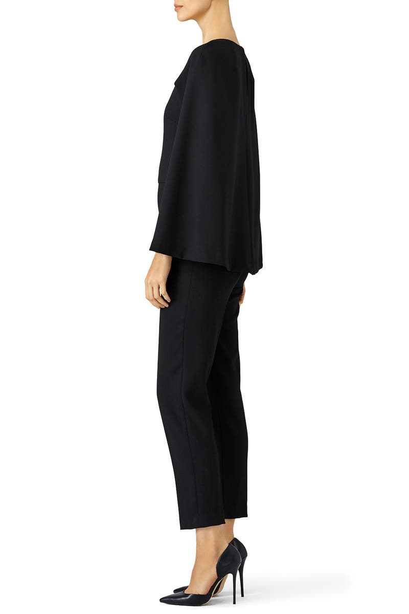 trina turk cape jumpsuit