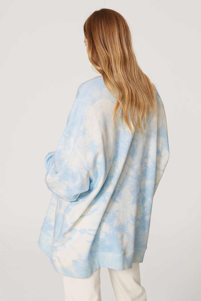 Oversized Tie Dye Sweatshirt by 
