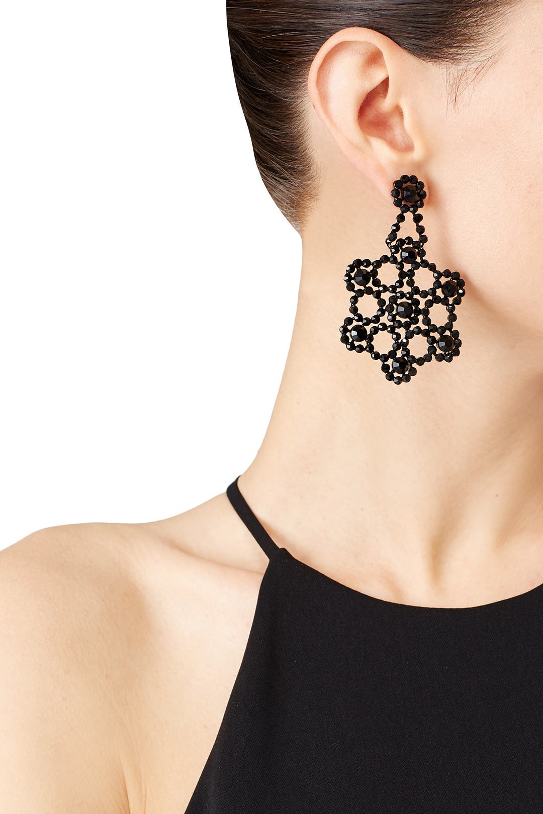 Black Crystal Lace Earrings By Kate Spade New York Accessories For Black Crystal Lace Earrings By Kate Spade New York Accessories For 52 The Runway