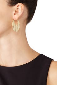 Chloe Crescent Hoops By Gorjana For 10 The Runway Chloe Crescent Hoops By Gorjana