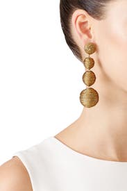 Gold Wrap Drop Earrings By Kenneth Jay Lane For 15 The Runway